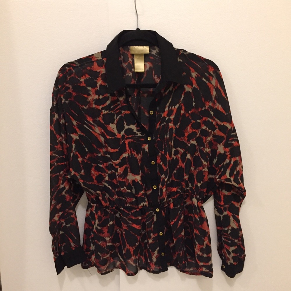 Miss Tina Blouses Long Sleeve Size M Multicolor